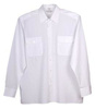 GERMAN SERVICE SHIRT - WHITE - MILITARY SURPLUS - USED