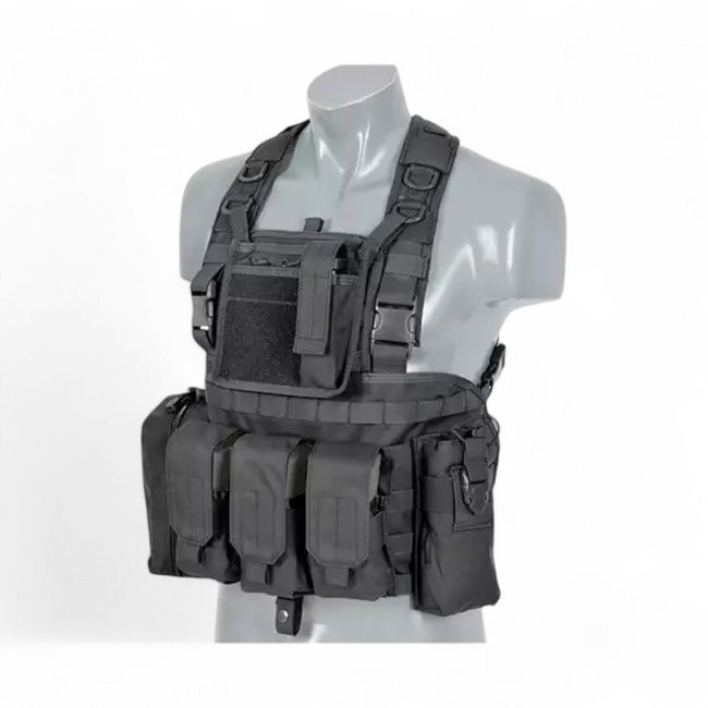 Tactical vest - Force Recon Harness BK - Black - 8FIELDS