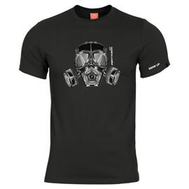 T-SHIRT - AGERON "GAS MASK" - Pentagon® - BLACK