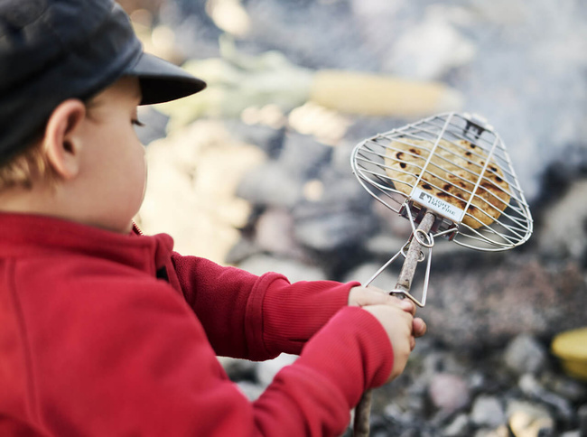 Grandpa's Firegrill, stainless steel - Silver