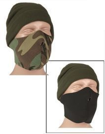 BLACK/W/L NEOPRENE FACE MASK