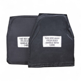 SET OF 2 ORIGINAL OSPREY MK4 BALLISTIC PLATE COVERS - FRONT AND REAR - BRITISH ARMY MILITARY SURPLUS - USED