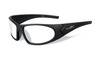 Glasses - Wileyx - ROMER 3 Clear Lens Matte Black Frame