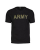 T-SHIRT ARMY - MIL-TEC - BLACK