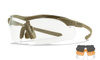 Eyewear - Wileyx - VAPOR COMM 2.5 Grey/Clear/Light Rust Matte Tan Frame