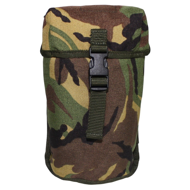 POUCH PENTRU STICLA DE APA - MOLLE - SURPLUS MILITAR ARMATA OLANDEZA NL - 20 x 14 x 7 cm - CAMUFLAJ OLANDEZ  NL - UZAT