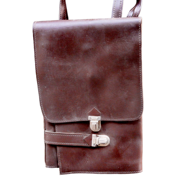 Imitation leather bag - Map  case military from RSR period - Surplus Romanian Army - Like NEW