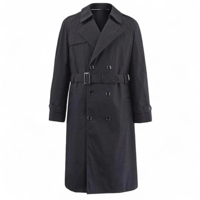 Waterproof trench coat - Marine Corps All Weather Coat - US Army military surplus - Dark grey/Black - Like new