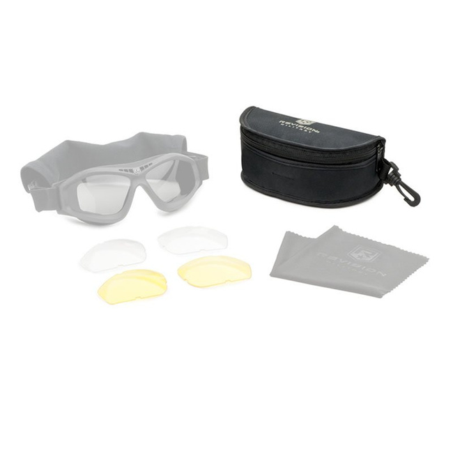 Padded Microfiber Case for Revision Bullet Ant Protective Glasses - British Army Military Surplus - Black - In Good Condition