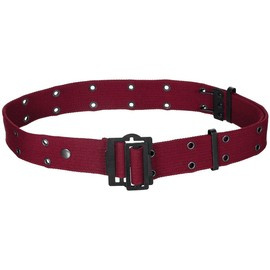 FRENCH BELT FOR PISTOL, 5 CM - BORDEAUX - MFH