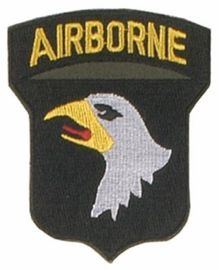 PATCH U.S. 101. LL-DIVISION AIRBORNE 85 x 70 MM