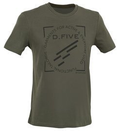 PRINTED T-SHIRT - D.FIVE - KHAKI