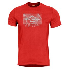 T-SHIRT - AGERON CONTOUR - Pentagon® - LAVA RED