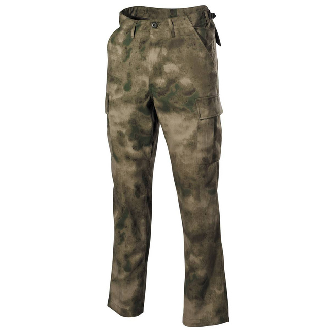 US COMBAT PANTS - BDU - MFH® - HDT CAMOUFLAGE FG (Foliage Green)