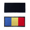 With Velcro (hook and loop fastener) - Black || Contur Negru brodat