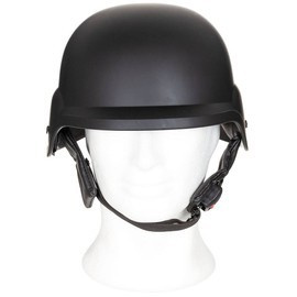BLACK CADET HELMET - MILITARY SURPLUS FROM BRITISH ARMY - USED