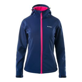 LADY CARIA II SOFTSHELL JACKET FOR WOMEN - NAVY BLUE/ PINK - MAGNUM