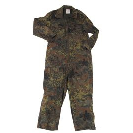 BW TANKMAN COVERALL - CAMO - MILITARY SURPLUS - USED