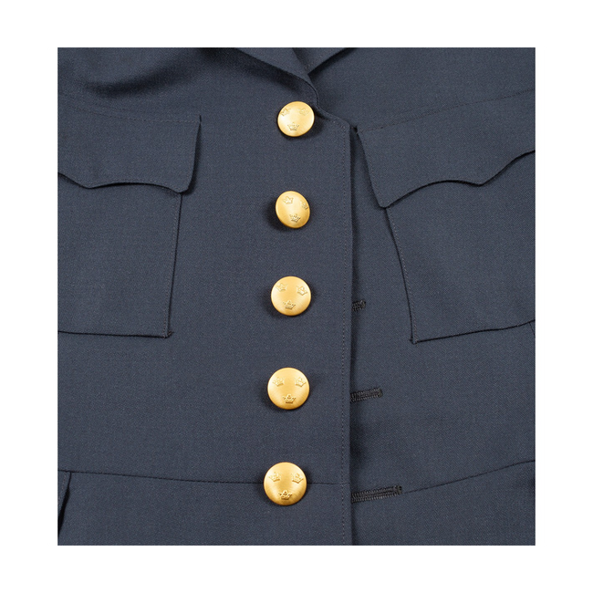 UNIFORM JACKET - SWEDISH AIR FORCE M60 - NAVY BLUE - LIKE NEW