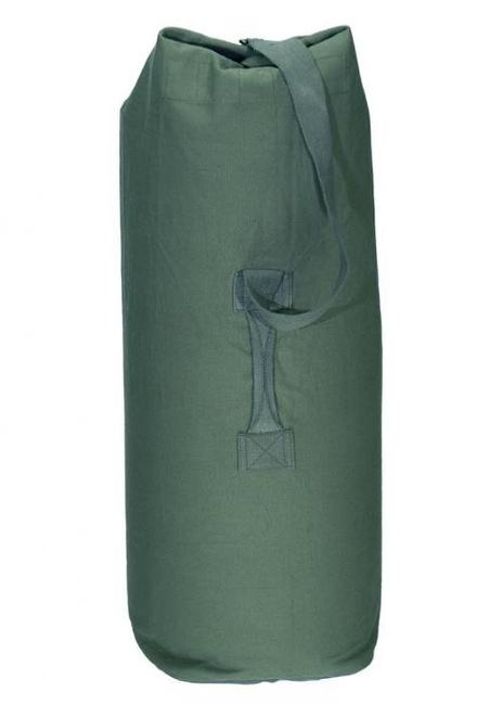 BAG GERMAN ARMY STYLE HEAVY CANVAS DUFFLE 80 LGREEN