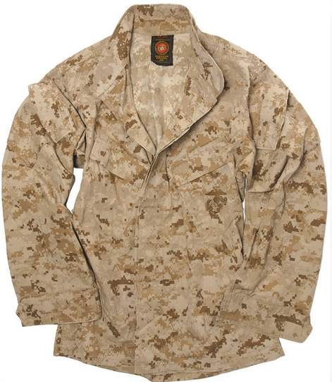 US FIELD JACKET - MARPAT - DESERT - MILITARY SURPLUS - USED
