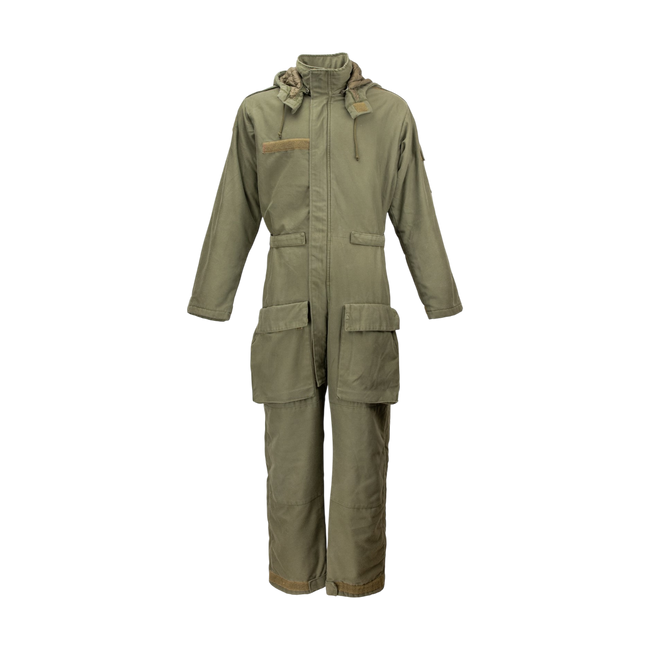 Military hooded coveralls - Austrian Army surplus - OD green - Like new 