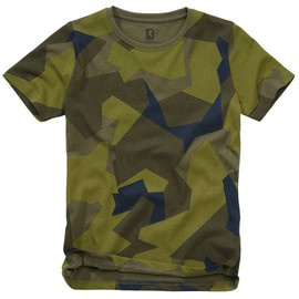 KIDS COTTON T-SHIRT - SWEDISH CAMO - BRANDIT