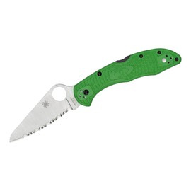 FISHING KNIFE SALT 2 SERRATED LC200N - GREEN - SPYDERCO