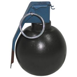 Hand grenade, "M 67", OD green, wooden, Deco