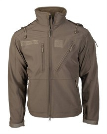 SCU 14 SOFTSHELL JACKET, RANGER GREEN - MIL-TEC