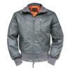 GERMAN LEATHER FLIGHT JACKET - Mil-Tec - GREY