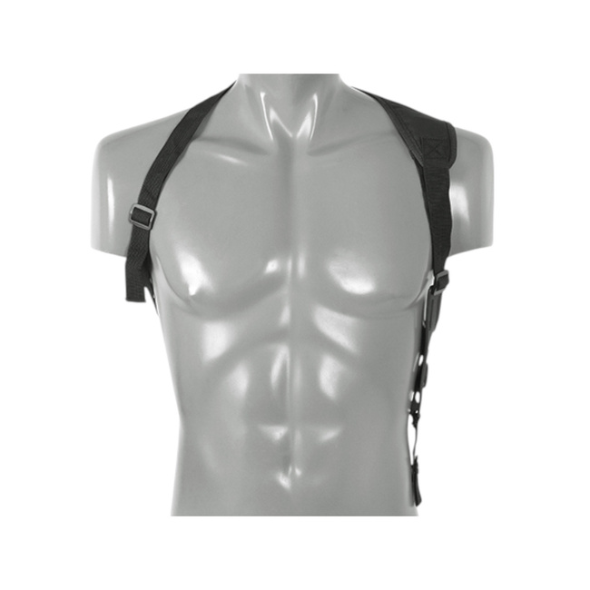AIRSOFT SINGLE SHOULDER HARNESS - BLACK - AMOMAX