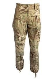 BRITISH COMBAT TROUSERS „TROPICAL” - CAMOUFLAGE MTP - USED