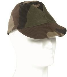 F1 FIELD CAP - CCE CAMOUFLAGE - FRENCH MILITARY SURPLUS - LIKE NEW