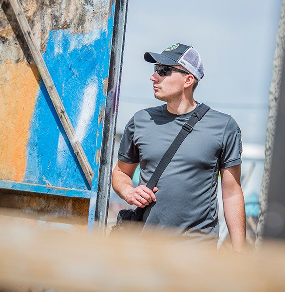 TACTICAL T-SHIRT - TOPCOOL LITE - Helikon Tex® - NAVY BLUE