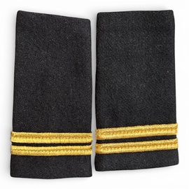 OFFICER RANKS, MAPN - LIEUTENANT WITHOUT A MARK, BLACK CITY - MILITARY SURPLUS ROMANIAN ARMY - IN GOOD CONDITION