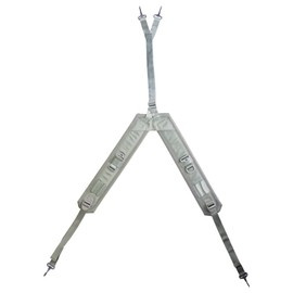 FIELD SUSPENDER WITH Y-BRACES, NYLON - ITALIAN ARMY MILITARY SURPLUS - GREEN OD - LIKE NEW