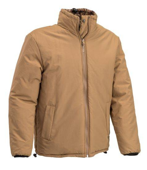 REVERSIBLE JACKET WITH COMPRESSION BAG - Defcon 5® - ITALIAN CAMOUFLAGE/TAN
