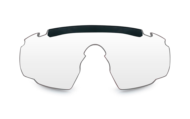 BALLISTIC SUNGLASSES - SABER™ ADVANCED MOD.317 - WILEY X - CLEAR/SMOKY GREY