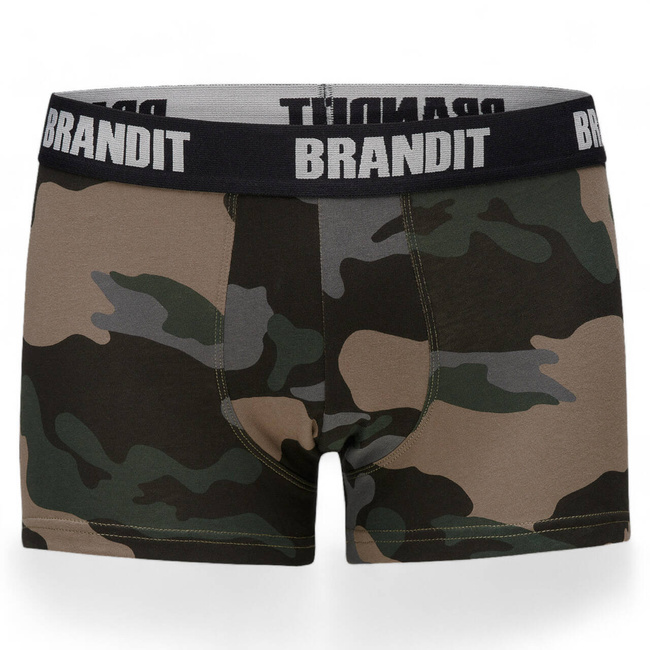 LOGO BOXERS - WOODLAND/DARKCAMO - BRANDIT (2/PACK)