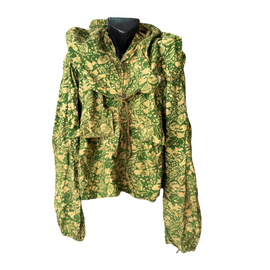 Summer Leaf/Reverse Leaf Camouflage Smock - Model for snipers and scouts - Military surplus from the Romanian Army - Degraded/damaged
