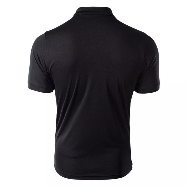 MAGNUM POLO T-SHIRT- BLACK/ BRIGHT MARIGOLD