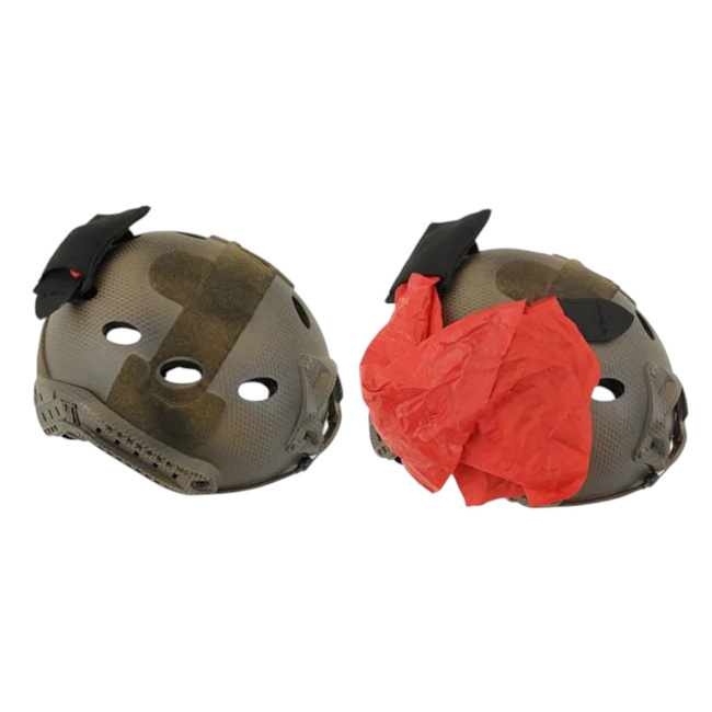 AIRSOFT DEAD RED RAG POUCH - 8FIELDS - OLIVE
