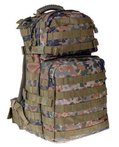 US ARMY LARGE BACKPACK - ASSAULT I - 38 L - FLECKTARN CAMOUFLAGE