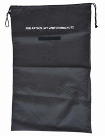 GERMAN ARMY BLACK LAUNDRY BAG USED