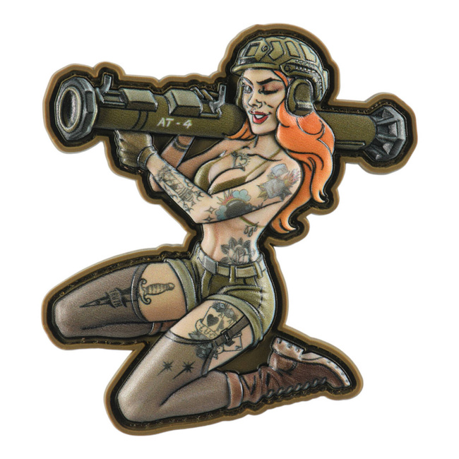 PATCH TACTICAL GIRL #10 PVC TATTOO - MULTICOLOR - M-TAC