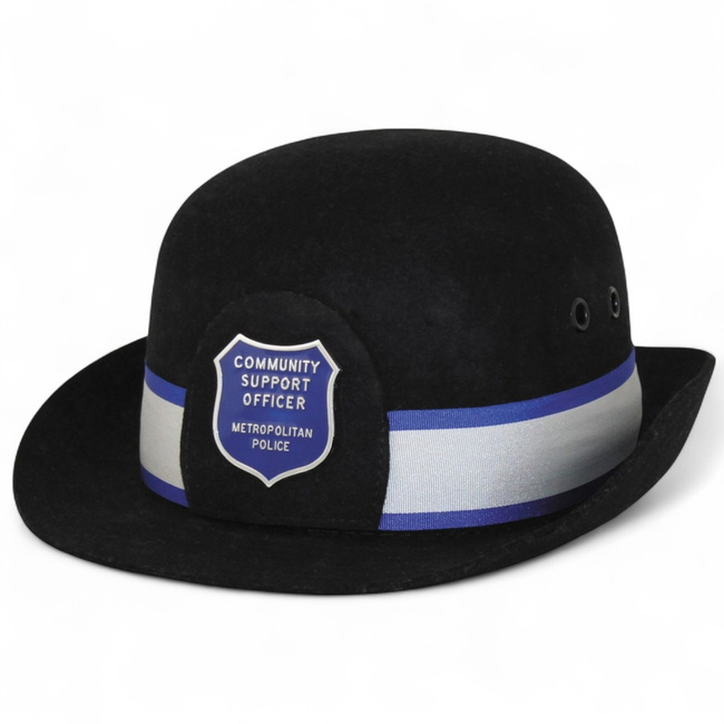 Womens PCSO Helmet - Community Support Officer - Metropolitan Police - UK Military Surplus - Black - Used