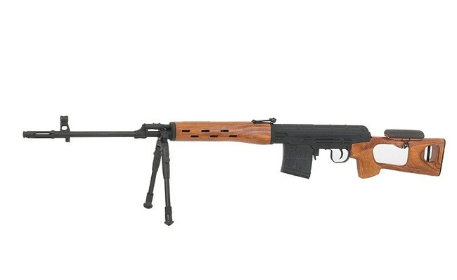 BIPOD WITH BARREL MOUNT - BLACK [ACM]