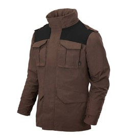 COVERT M-65 JACKET - EARTH BROWN/ BLACK - HELIKON