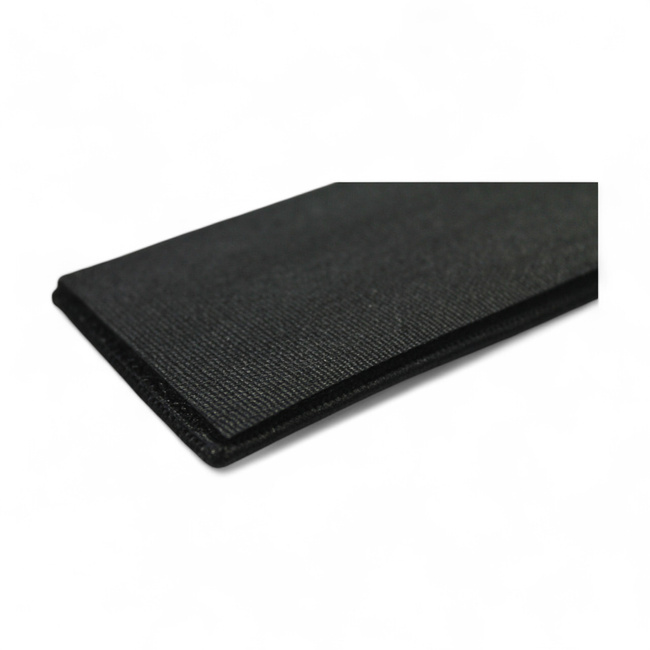 Large Back Patch – Embroidered SECURITY – 25x10 cm – Black Background / White Text – Velcro Attachment (hook & loop)